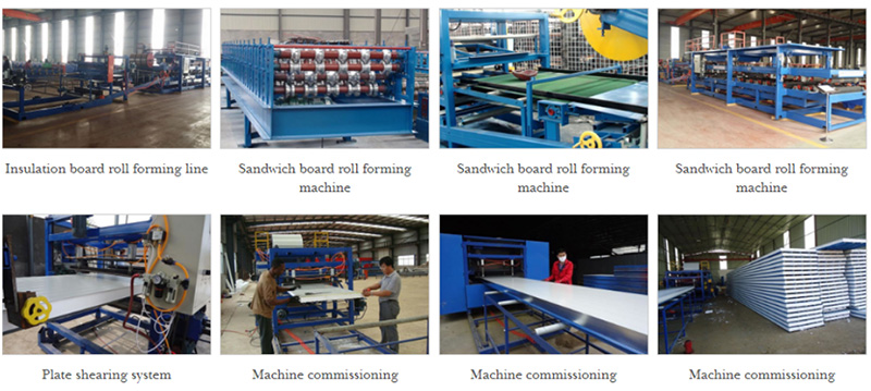 Sandwich Roll Forming Machine