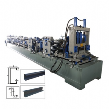 Automatic changing size C Z purlin roll forming machine